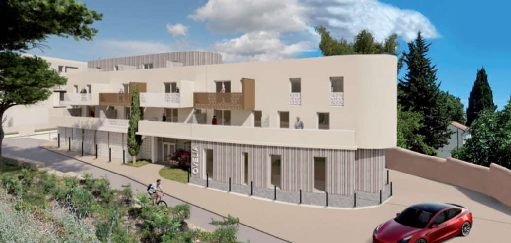 Programme immobilier neuf LE JARDIN D'ODETTE - Nîmes : Résidence senior avec terrasses, parking sécurisé et proximité centre-ville (30000) - Référence : 17329