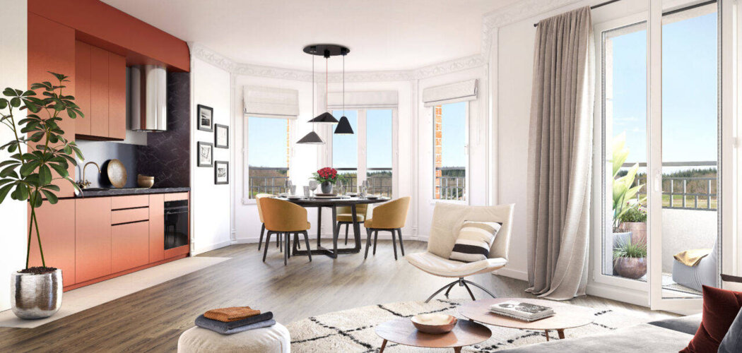 Programme immobilier neuf Domaine des Marmousets - Noiseau : appartements neufs du 2 au 4 pièces proche du centre-ville (94880) - Référence : 14964