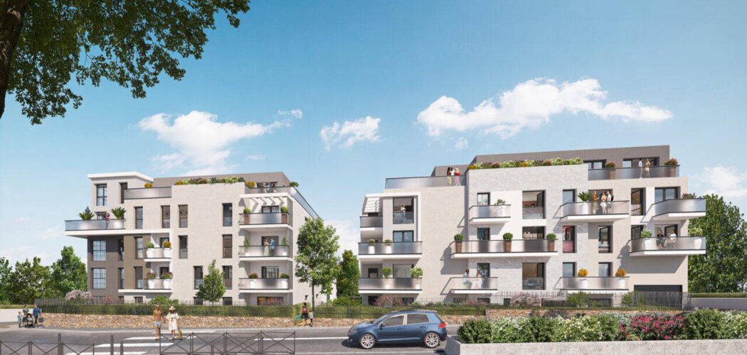 Programme immobilier neuf Les Terrasses des Coteaux -  Noisy-le-Grand : appartements neufs du 2 au 4 pièces à 9 min de la gare RER A (93160) - Référence : 14878