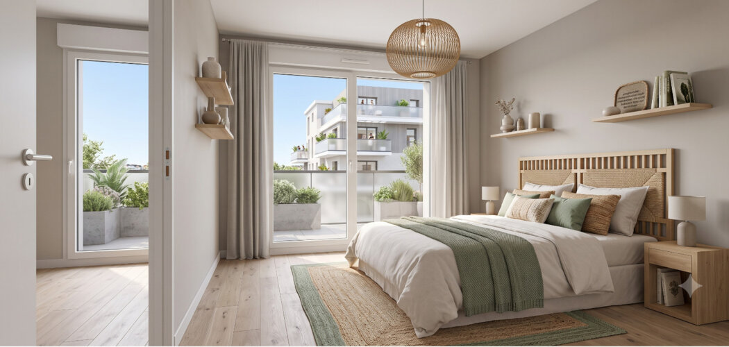 Programme immobilier neuf Les Terrasses des Coteaux - Noisy-le-Grand : appartements neufs du 2 au 4 pièces à 9 min de la gare RER A (93160) - Référence : 14878