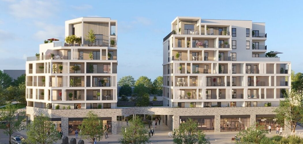 Programme immobilier neuf LES TERRASSES GALLIENI - Noisy-le-Sec : appartements neufs du studio au 5 pièces proche du RER E (93130) - Référence : 15187