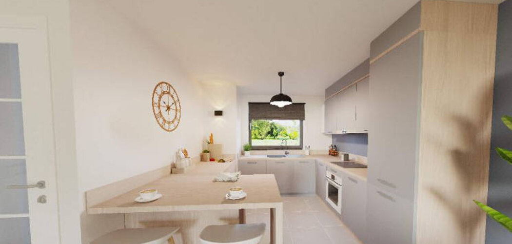 Programme immobilier neuf Les Hauts du Paradis - Nomain : Maisons T4 avec jardins, garages et prestations haut de gamme au cœur de la Pévèle (59310) - Référence : 13885