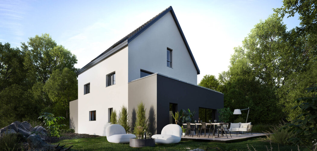 Programme immobilier neuf LES DUOS PANORAMA - Nordhouse aux portes de Strasbourg en 20 min (67150) - Référence : 11253
