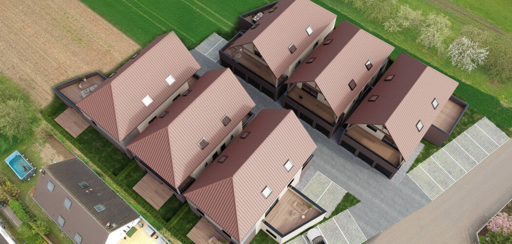 Programme immobilier neuf LES DUOS PANORAMA - Nordhouse aux portes de Strasbourg en 20 min (67150) - Référence : 11253