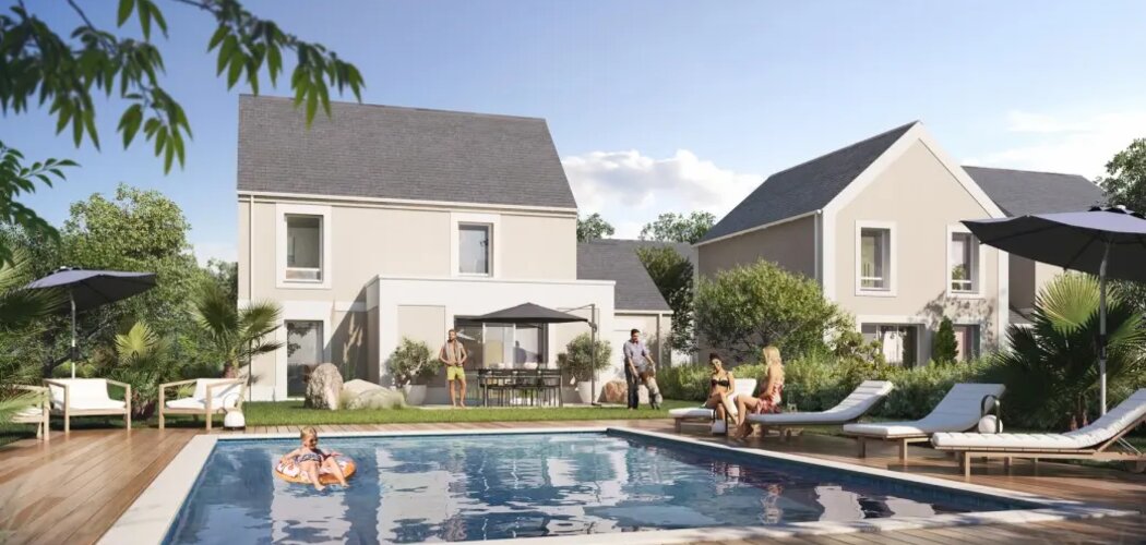 Programme immobilier neuf LES CHARMES - Notre-Dam-d’Oé aux portes immédiates de Tours (37390) - Référence : 15331