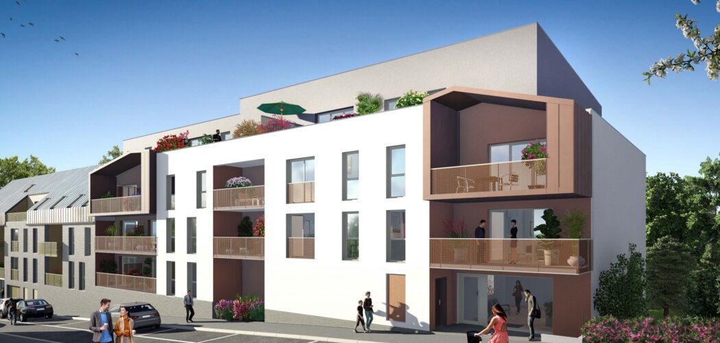 Programme immobilier neuf Belle Epoque - Notre-Dame-de-Bondeville : appartements neufs du 2 au 5 pièces éligibles PTZ en centre-ville (76960) - Référence : 15219