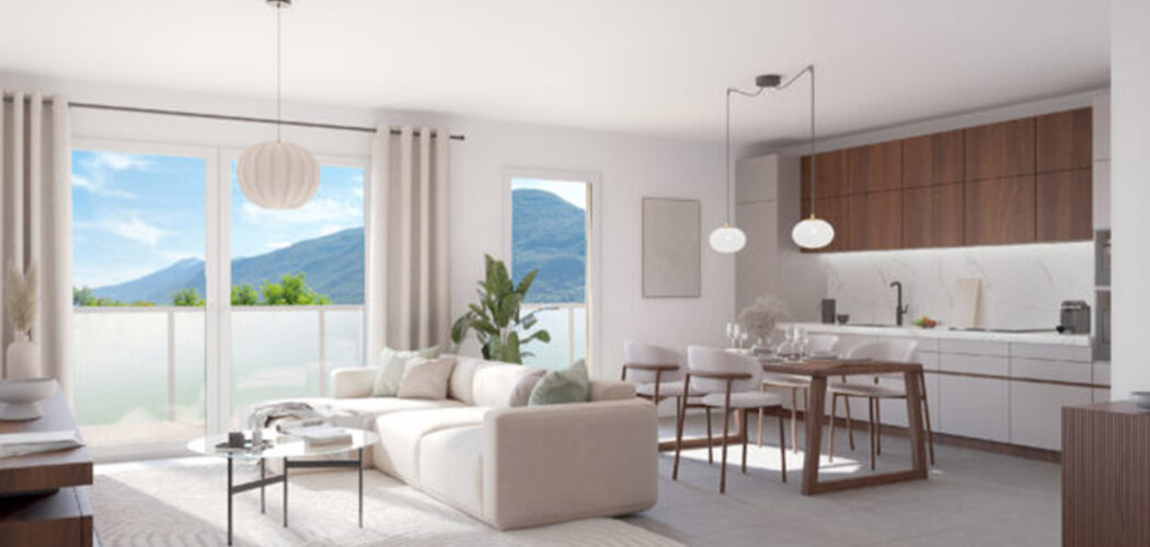 Programme immobilier neuf LES JARDINS DE ROMANE - Notre-Dame-de-Mésage La Touche résidence intimiste proche de Grenoble (38220) - Référence : 14130