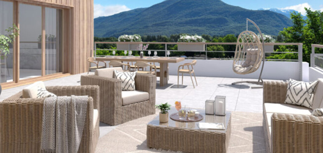 Programme immobilier neuf LES JARDINS DE ROMANE - Notre-Dame-de-Mésage La Touche résidence intimiste proche de Grenoble (38220) - Référence : 14130