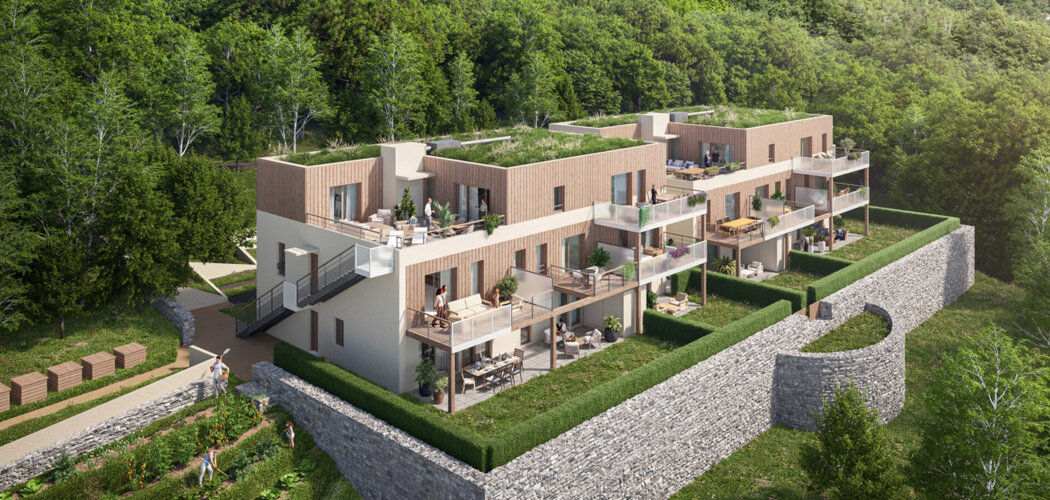 Programme immobilier neuf LES JARDINS DE ROMANE - Notre-Dame-de-Mésage La Touche résidence intimiste proche de Grenoble (38220) - Référence : 14130