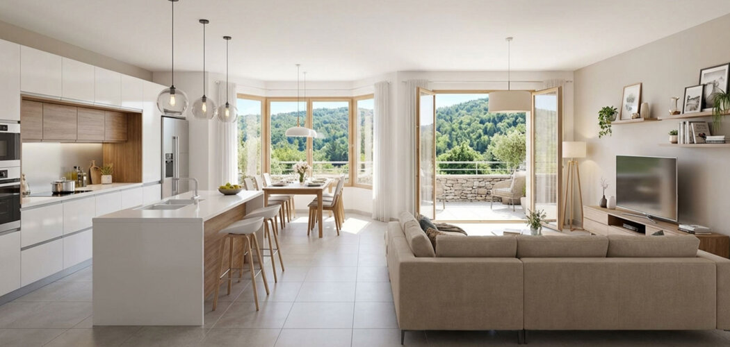 Programme immobilier neuf LE TREDICI - Noyarey entre nature préservée et proximité de Grenoble (38360) - Référence : 15386