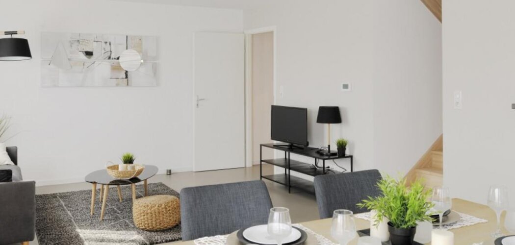 Programme immobilier neuf LES CARRÉS DU CÈDRE - Nuelles : Dernier appartement T4 duplex avec terrasse en bois et jardin privatif à deux pas de l’école (69210) - Référence : 568