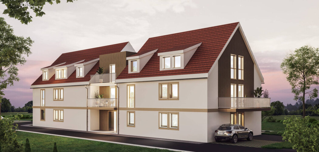 Programme immobilier neuf LA VILLA ALTITONA - Obernai : 9 appartements neufs intimistes à 1 km du centre-ville (67210) - Référence : 7411