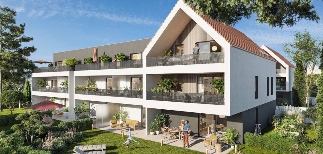 Programme immobilier neuf Villa Champêtre - Oberschaeffolsheim aux portes de Strasbourg (67203) - Référence : 8428