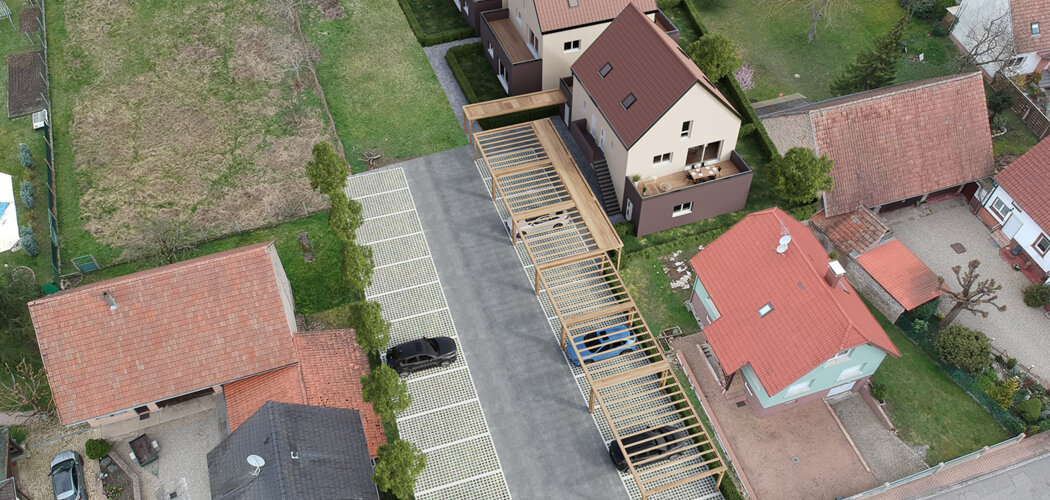 Programme immobilier neuf les duos du batelier - Offendorf environnement agréable et calme proche frontière (67850) - Référence : 12663