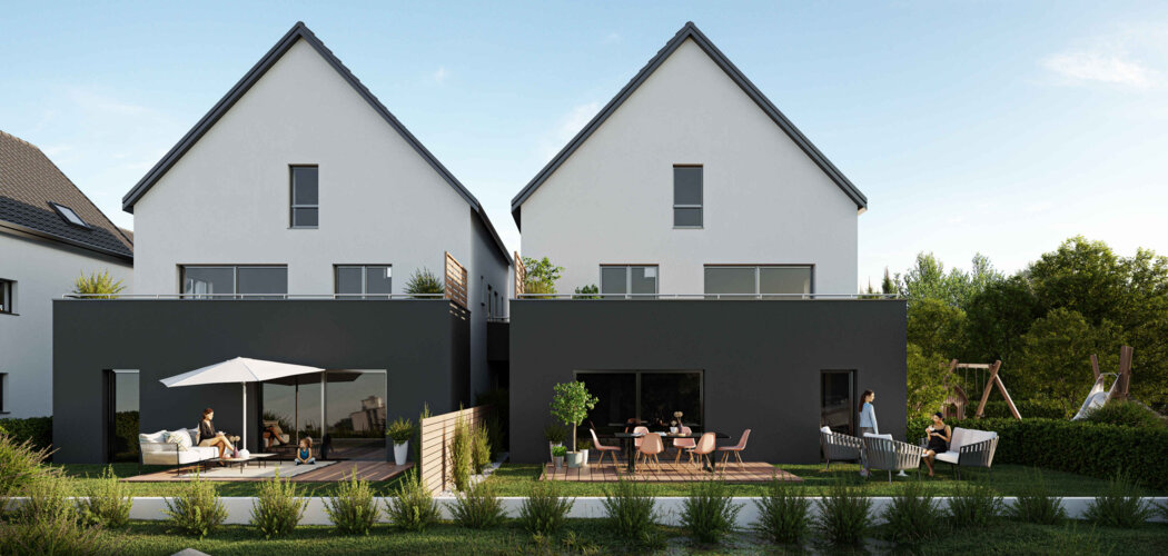 Programme immobilier neuf Les duos de l'Oasis - Ohlungen aux portes de Haguenau (67590) - Référence : 8599