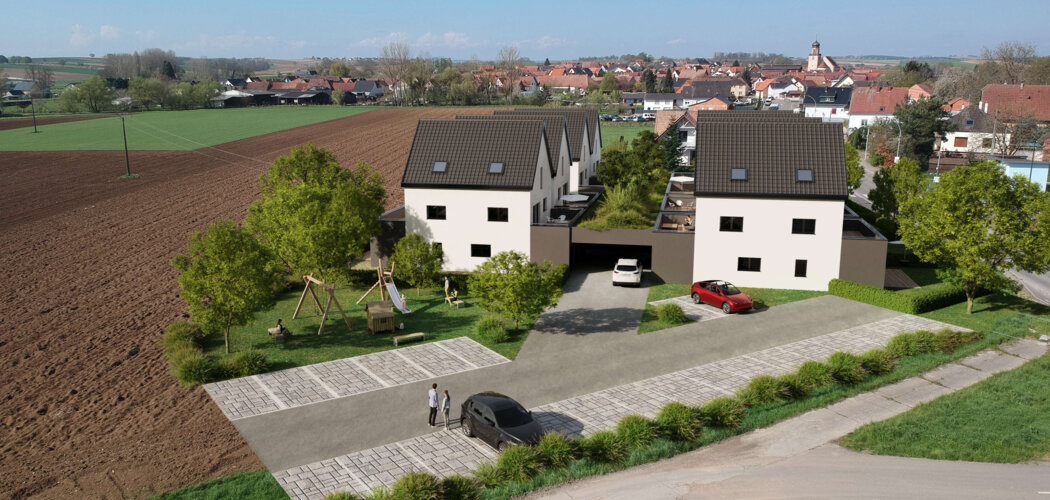 Programme immobilier neuf Les duos de l'Oasis - Ohlungen aux portes de Haguenau (67590) - Référence : 8599