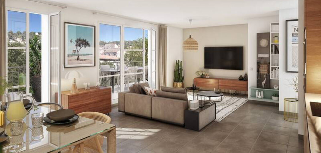 Programme immobilier neuf Belle Rive - Ollioules : Appartements studio–T4 avec terrasses, parking sécurisé et proximité cœur de bourg (83190) - Référence : 9901