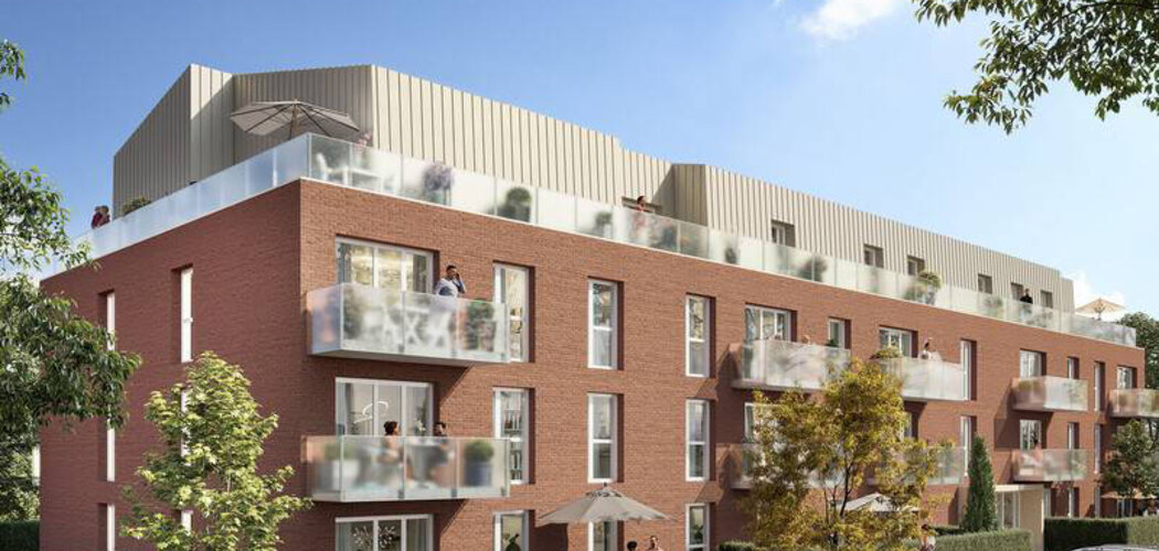 Programme immobilier neuf Florescence - Orchies : Appartements T2–T4 avec terrasses, parking sécurisé et proximité Place de la Mairie (59310) - Référence : 14804