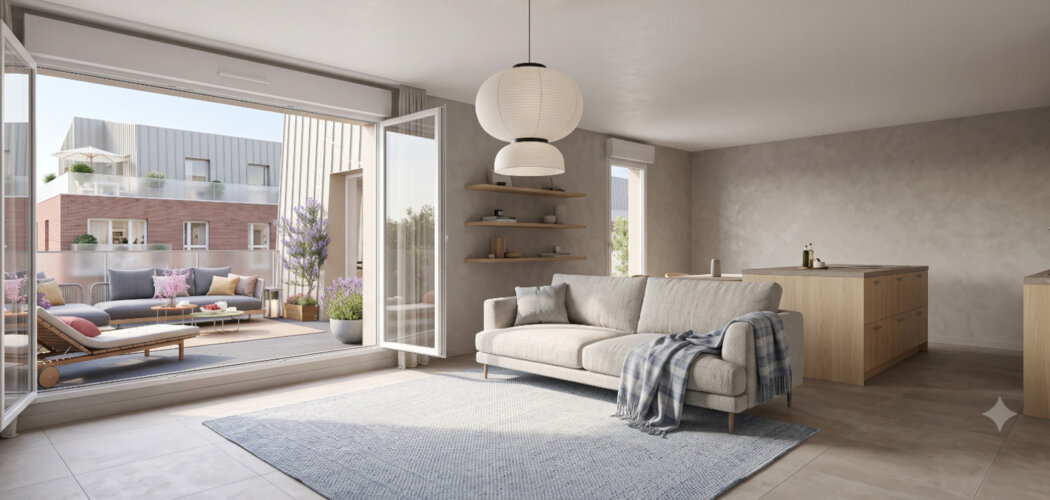 Programme immobilier neuf Florescence - Orchies : Appartements T2–T4 avec terrasses, parking sécurisé et proximité Place de la Mairie (59310) - Référence : 14804