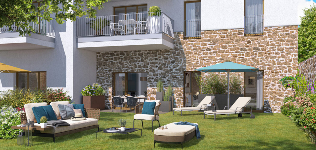 Programme immobilier neuf Les Jardins Foch - Orgeval : appartements neufs du 2 au 5 pièces proche centre-ville et ligne J (78630) - Référence : 15403