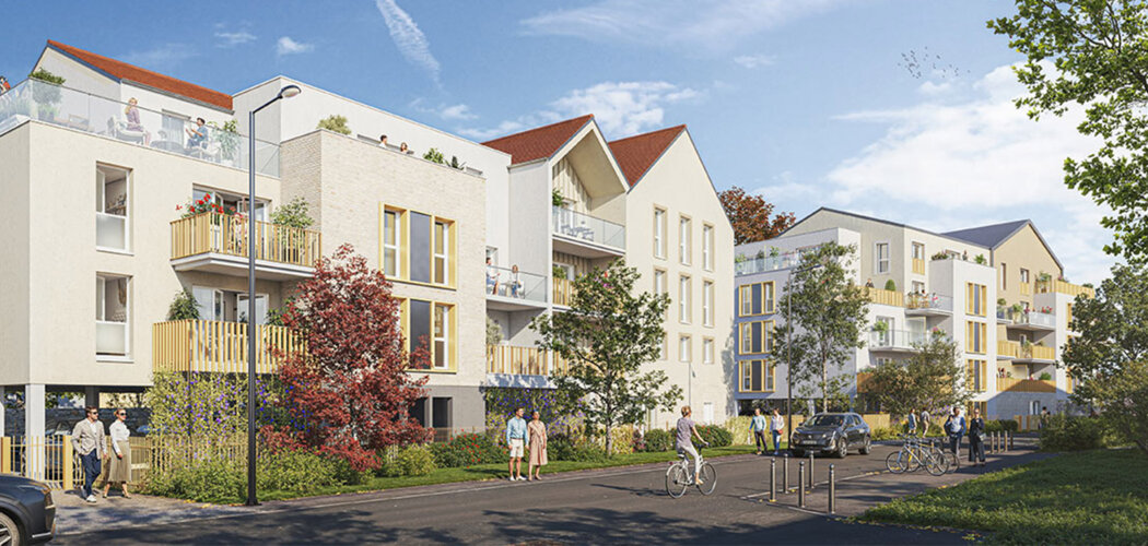 Programme immobilier neuf Le Clos Saint Marceau - Orléans adresse verdoyante proche Loire et centre-ville (45000) - Référence : 17228