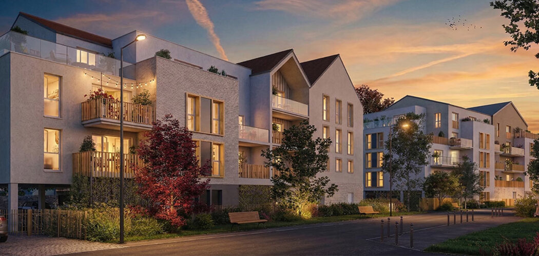 Programme immobilier neuf Le Clos Saint Marceau - Orléans adresse verdoyante proche Loire et centre-ville (45000) - Référence : 17228