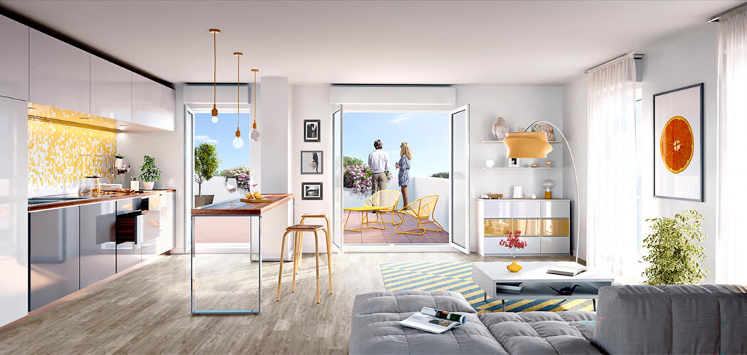 Programme immobilier neuf Les Allées d'Aria - Orléans appartements lumineux près centre ville et commerces (45000) - Référence : 17457