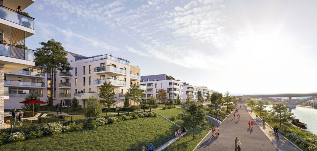 Programme immobilier neuf LES BERGES D'HOULIPPE - Orléans : appartements neufs du studio au 5 pièces aux portes du centre-ville (45000) - Référence : 15091