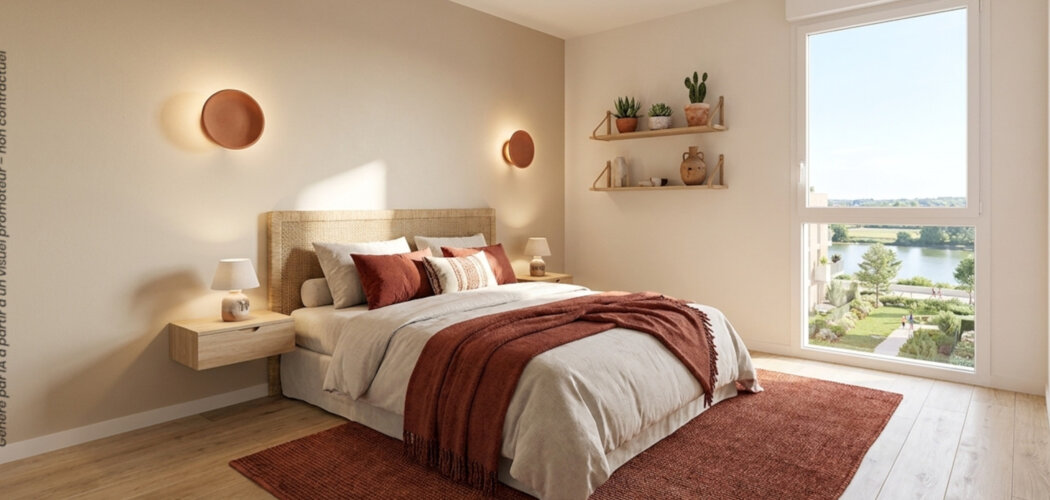 Programme immobilier neuf LES BERGES D'HOULIPPE - Orléans : appartements neufs du studio au 5 pièces aux portes du centre-ville (45000) - Référence : 15091