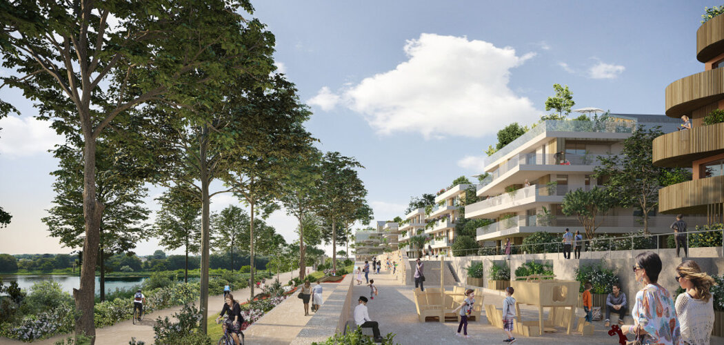Programme immobilier neuf CONTEMPLATION - LES BERGES D'HOULIPPE - Orléans : logements neufs T2–T4 en bords de Loire proche du centre-ville (45000) - Référence : 10314