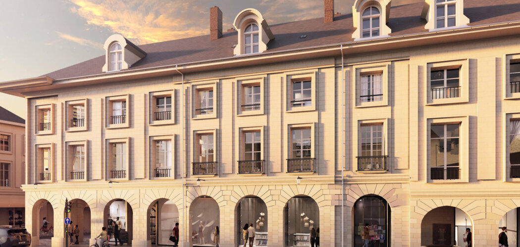Programme immobilier neuf RUE ROYALE (45) - Orléans réhabilitation Monument Historique à deux pas des Halles Châtelet (45000) - Référence : 12282