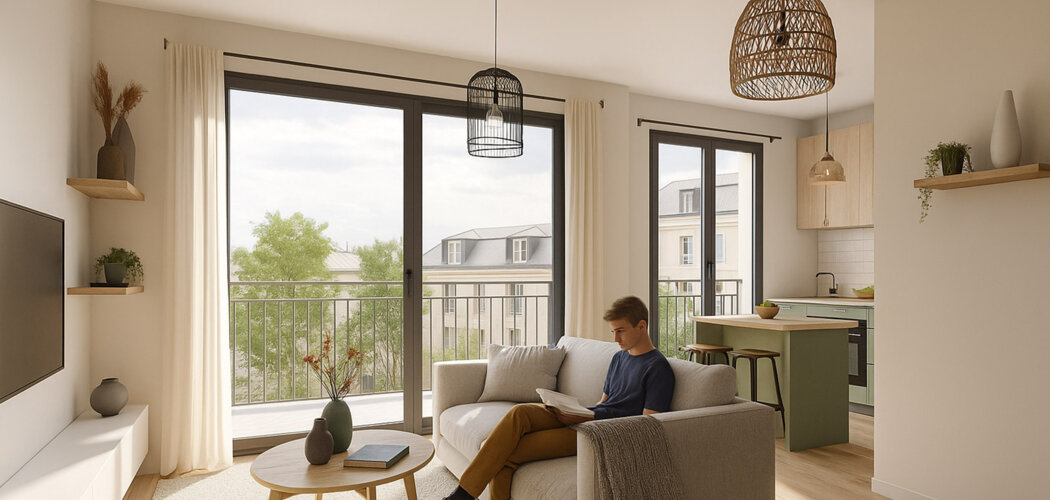 Programme immobilier neuf LIVING SAINT LAURENT - Orléans résidence étudiante proche campus Madeleine (45000) - Référence : 15618