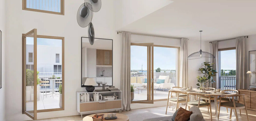 Programme immobilier neuf Équilibre - Orly : 58 logements neufs du studio au T6 au pied du métro ligne 14 (94310) - Référence : 8719