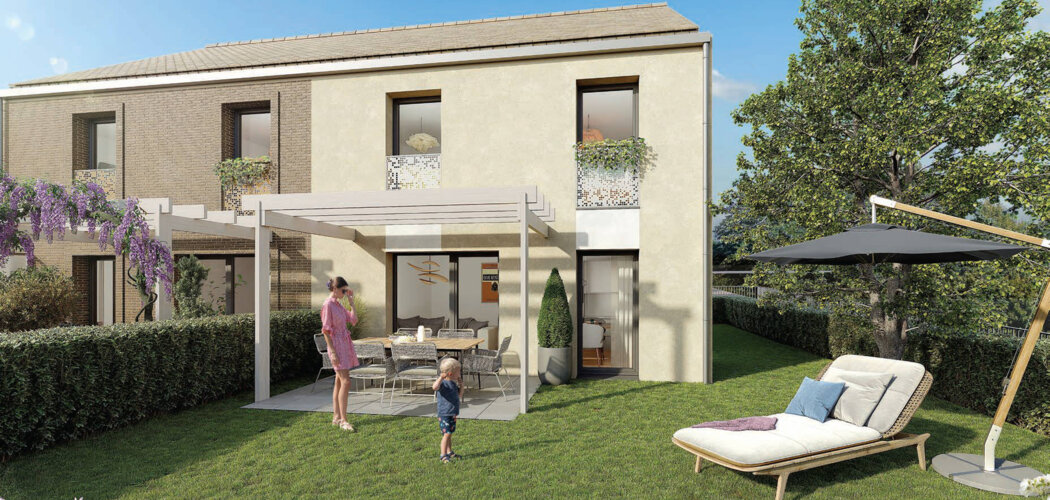Programme immobilier neuf Villas du Vercors - Orly écoquartier du Longboyau à quelques minutes du RER C (94310) - Référence : 16348