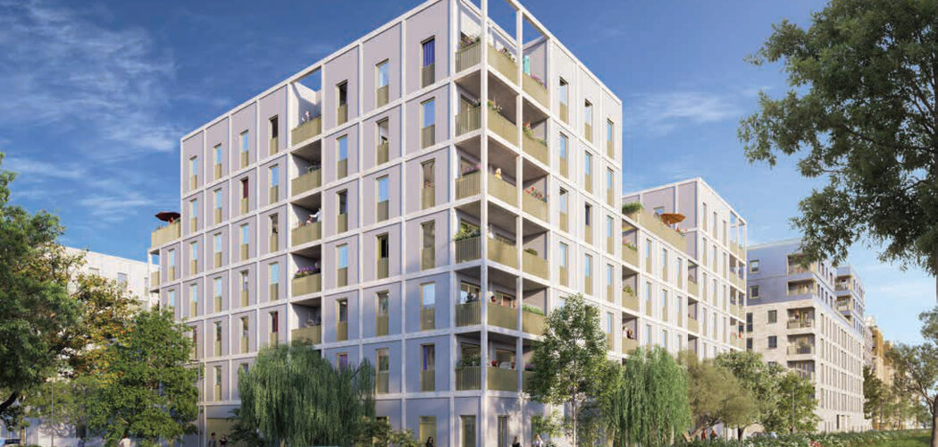 Programme immobilier neuf Insouciance - Orly proche Paris résidence neuve écoquartier avec espaces verts (94310) - Référence : 17176