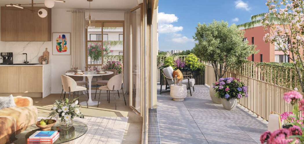 Programme immobilier neuf Mésange - Orly quartier Parc en Scène à deux pas du métro 14 et RER C (94310) - Référence : 16753