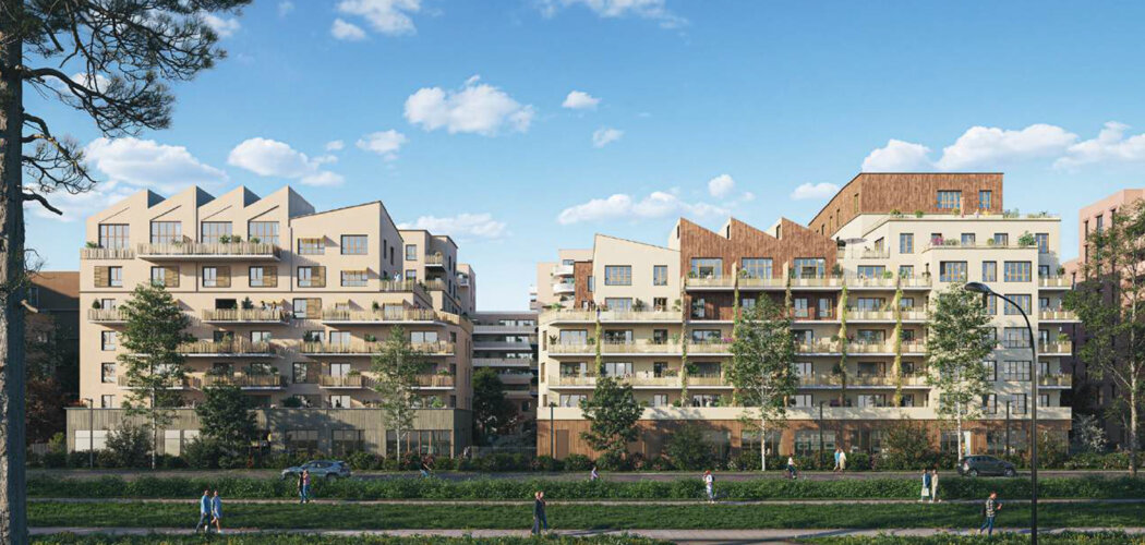 Programme immobilier neuf Mésange - Orly quartier Parc en Scène à deux pas du métro 14 et RER C (94310) - Référence : 16753