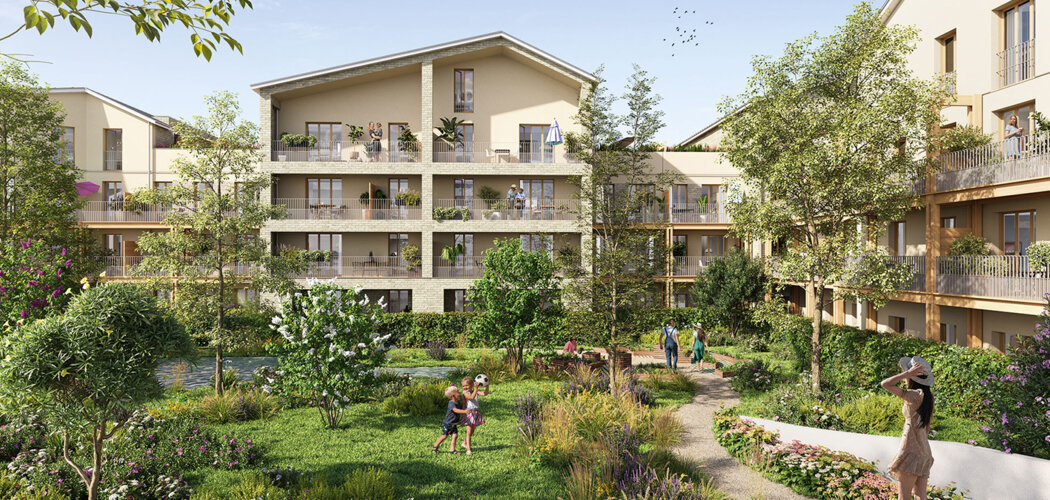 Programme immobilier neuf L Ecrin des Cantoux - Ormesson-sur-Marne appartements neufs au cœur de la Plaine des Cantoux (94490) - Référence : 18568