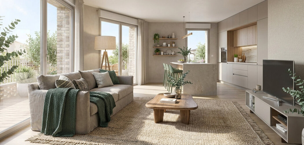 Programme immobilier neuf L Ecrin des Cantoux - Ormesson-sur-Marne appartements neufs au cœur de la Plaine des Cantoux (94490) - Référence : 18568