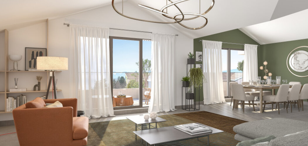 Programme immobilier neuf RESONANCE - Ornex : appartements neufs T2–T4 à 20 min de Genève (01210) - Référence : 12988