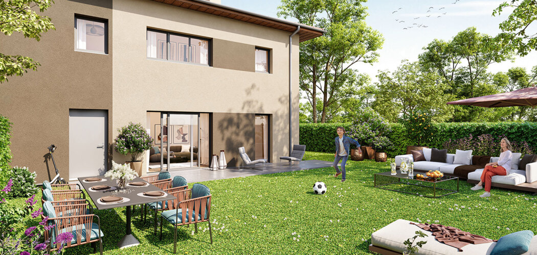 Programme immobilier neuf Les Villas Serena - Ornex maisons neuves cadre naturelle à 30 min de Genève (01210) - Référence : 17569