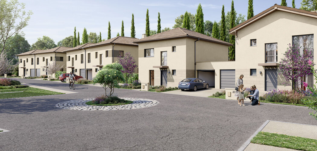 Programme immobilier neuf Les Villas Serena - Ornex maisons neuves cadre naturelle à 30 min de Genève (01210) - Référence : 17569