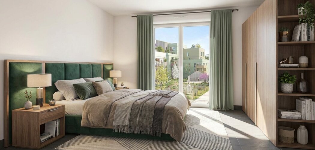 Programme immobilier neuf NEO VERDE - Orvault à moins de 10 min à pied de la piscine (44700) - Référence : 15537