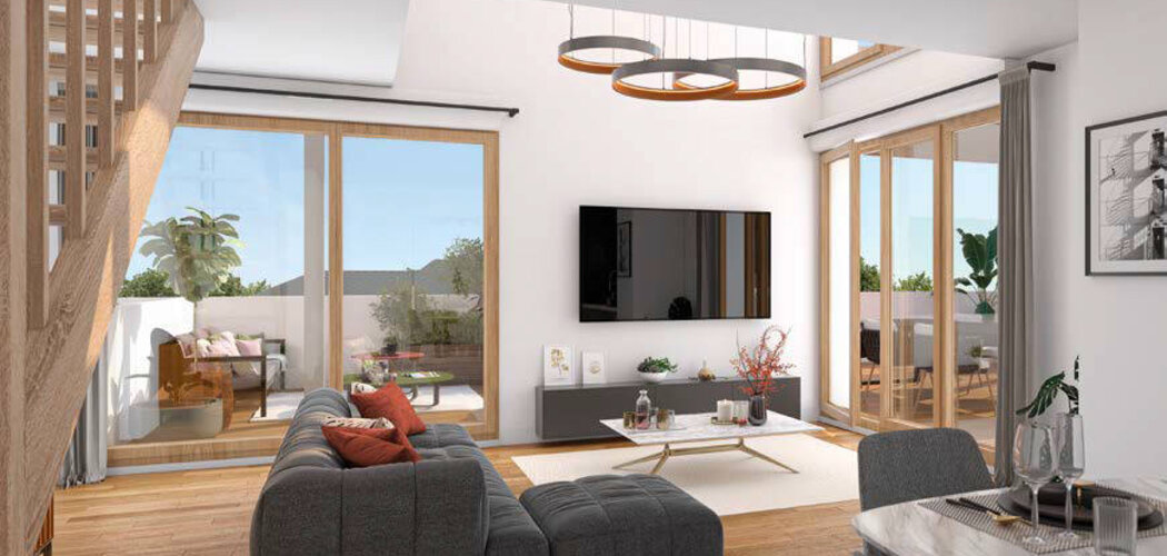 Programme immobilier neuf Neo Essentiel - Orvault : appartements neufs du studio au 5 pièces proche du Tram Ligne 3 (44700) - Référence : 14945
