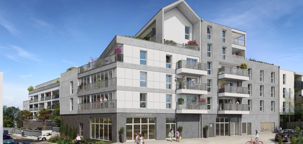 Programme immobilier neuf Pulse - Orvault frontière nord de Rennes (44700) - Référence : 15536