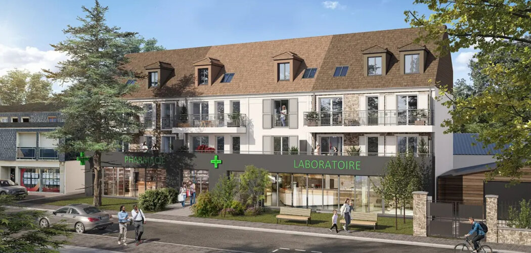 Programme immobilier neuf RESIDENCE DES IMPRESSIONNISTES - Osny : 24 appartements neufs du studio au T4 à 3 min de la ligne J (95520) - Référence : 8735