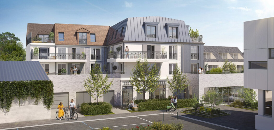 Programme immobilier neuf RESIDENCE DES IMPRESSIONNISTES - Osny : 24 appartements neufs du studio au T4 à 3 min de la ligne J (95520) - Référence : 8735