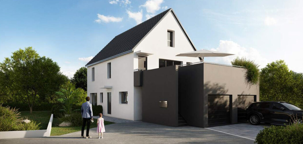 Programme immobilier neuf LES DUOS DE LA FECHT - Ostheim, sérénité résidentielle à 16 minutes de Colmar (68150) - Référence : 17940