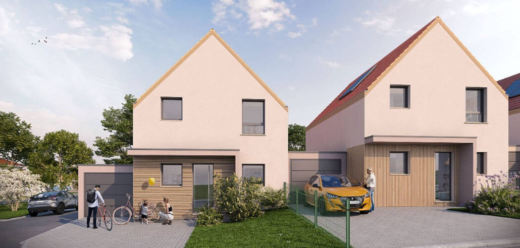 Programme immobilier neuf Le Hamo Des Prés - Osthoffen aux portes de Strasbourg (67990) - Référence : 9426