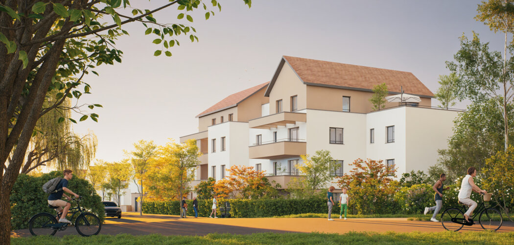 Programme immobilier neuf L'Éden - Ostwald aux portes de Strasbourg en 10 min (67540) - Référence : 15895